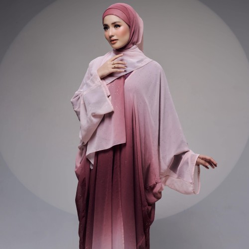 Aurora Abaya code Misty Rose
