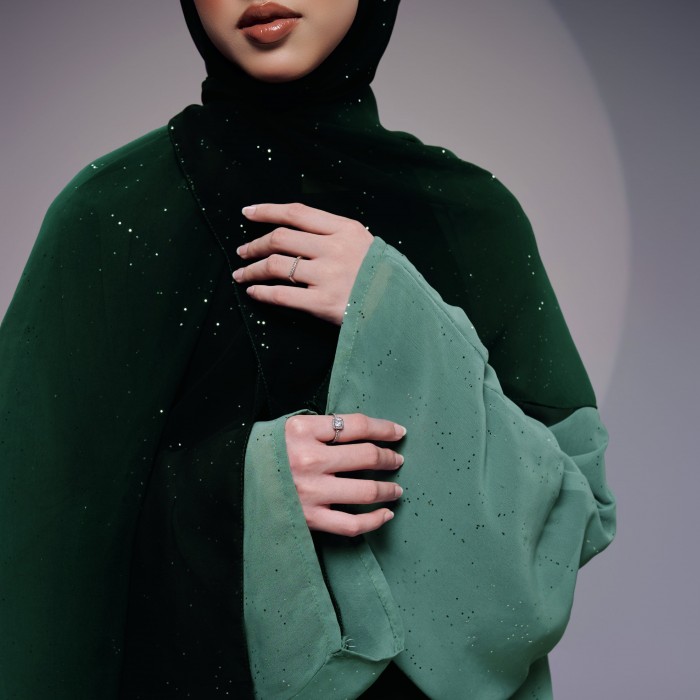 Aurora Abaya code Kelly Green