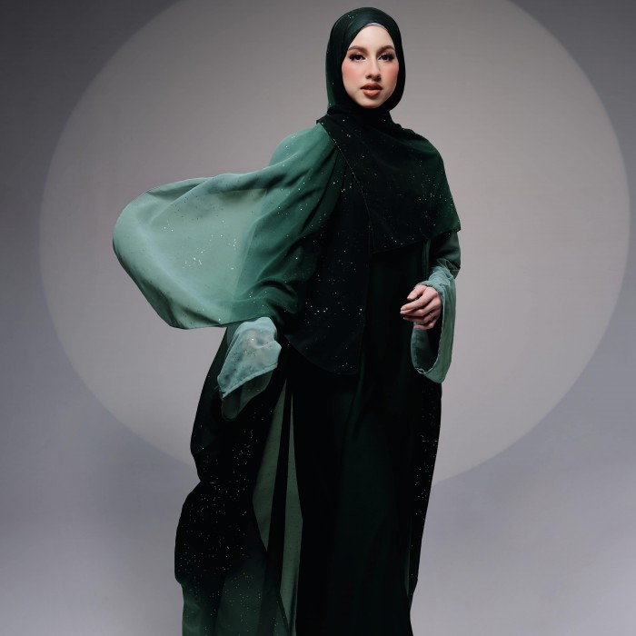 Aurora Abaya code Kelly Green
